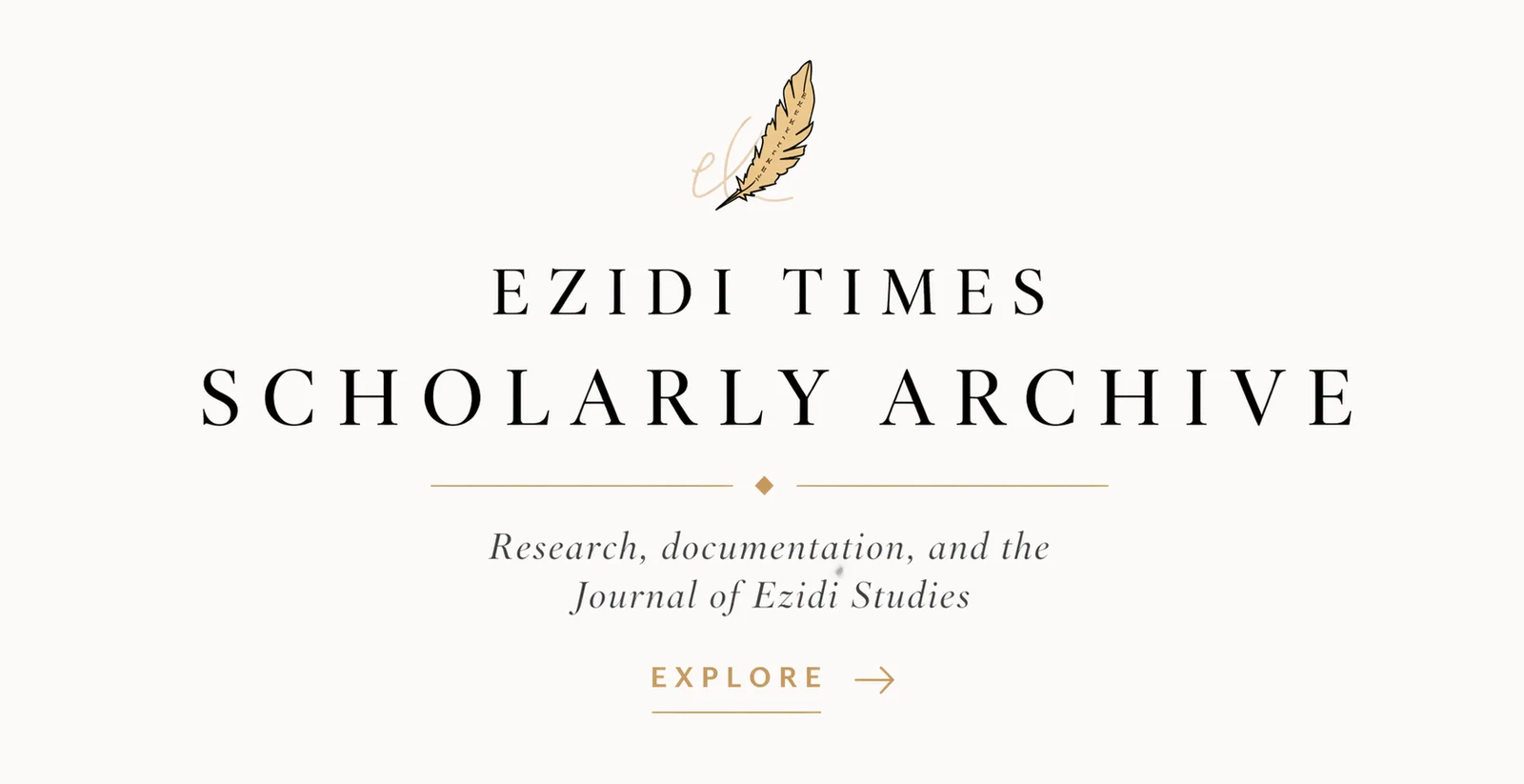 Ezidi Times Scholarly Archive — research, documentation, and the Journal of Ezidi Studies