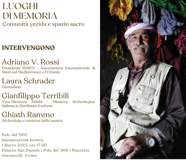 Exhibition in Turin Highlights Ezidi Sacred Spaces and Resilience