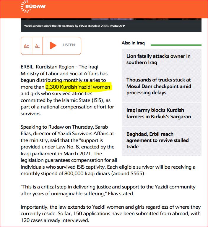 С каких пор жертвы геноцида езидов стали курдами? – Rudaw и курдская пропаганда