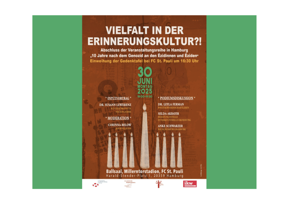 Hamburg Series Concludes: Honouring the Ezidi People and Embracing a Culture of Remembrance