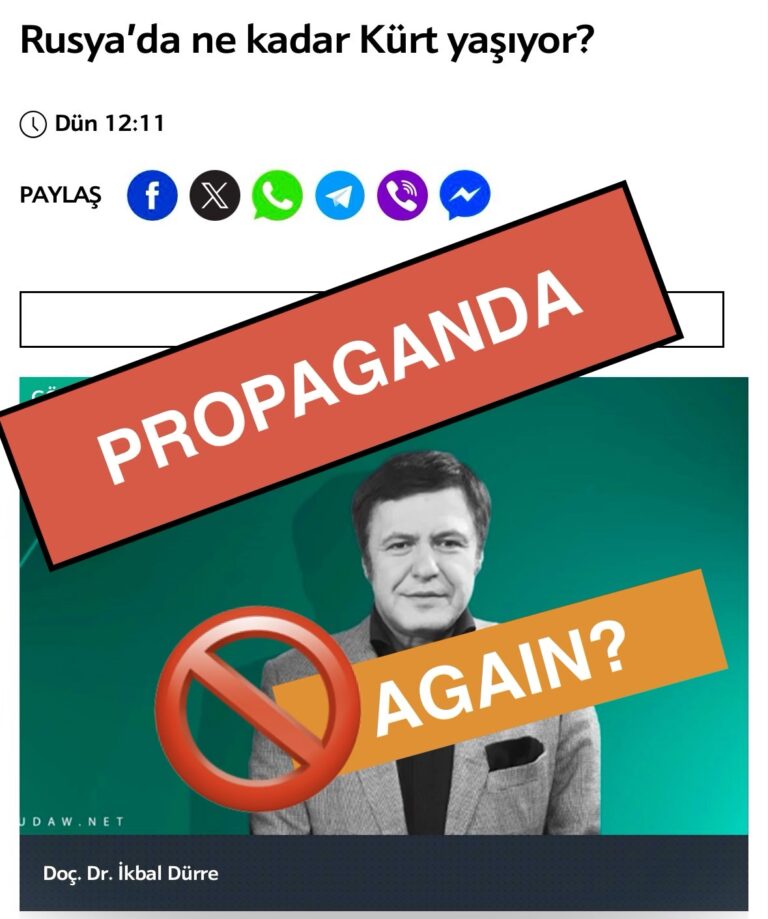 A Response to İkbal Dürre: Why Ezidis in Russia Are Not Counted in Kurdish Demographic Statistics