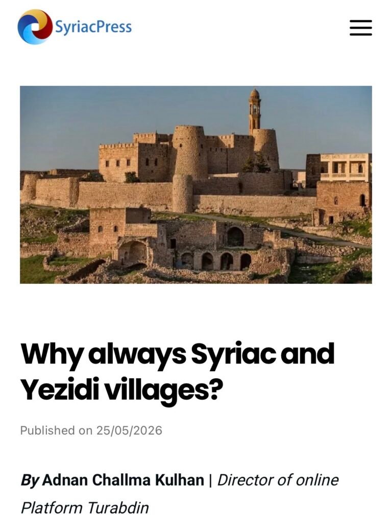 Why Always Syriac and Ezidi Villages?