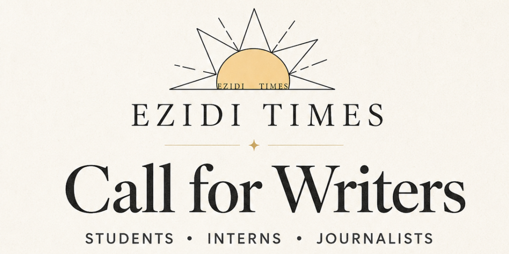 Ezidi Times Is Looking for Writers