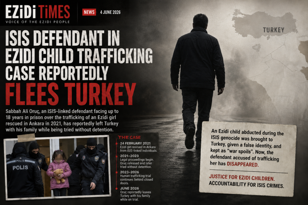 ISIS Defendant in Ezidi Child Trafficking Case Reportedly Flees Turkey