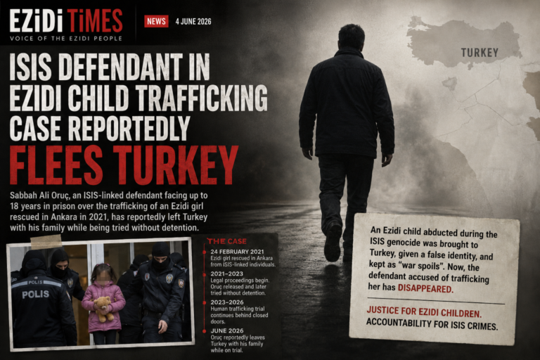 ISIS Defendant in Ezidi Child Trafficking Case Reportedly Flees Turkey