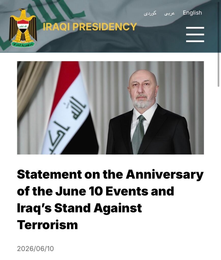 President Amedi’s Words on the Ezidi Genocide Are Not Enough